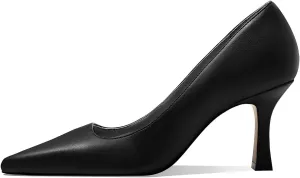 Women's Closed Toe High Heels Dress Pointed Toe Wedding Pump Shoes Prom Bridal Work Office Pumps for Women