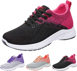 Women's Comfort Walking Shoes Slide Soles, Ultra Lightweight Stretch Cushion Shoe for Women Mesh Athletic Style