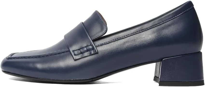 Women's Dress Leather Heels Loafer