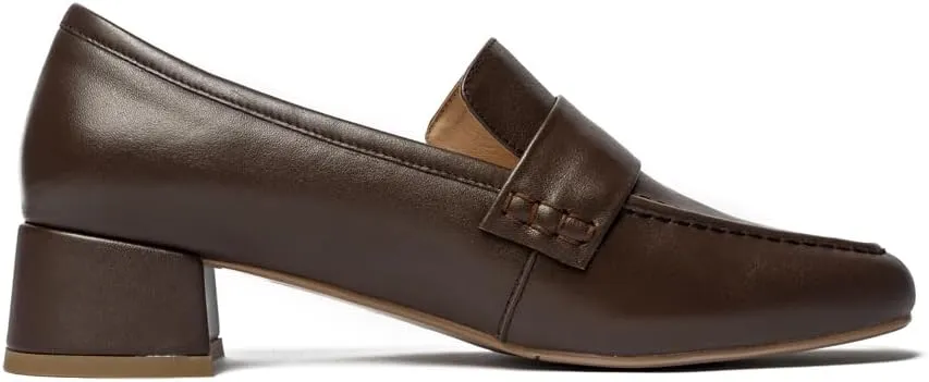 Women's Dress Leather Heels Loafer