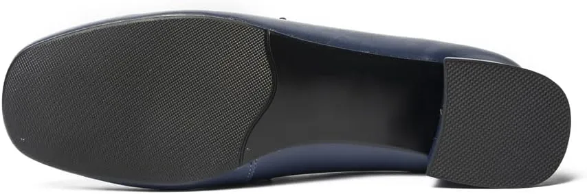 Women's Dress Leather Heels Loafer