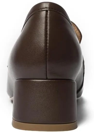 Women's Dress Leather Heels Loafer