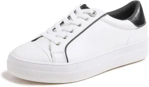 Women's Fashion Bling Deco Party Lightweight Vegan Leather Sneaker