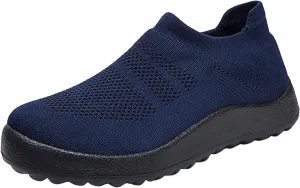 Women's Fashion Sneaker Non Slip Breathable Lightweight Comfortable Lace Up Black Running Shoes Loafers with Arch Support for Women White Leather Sneakers