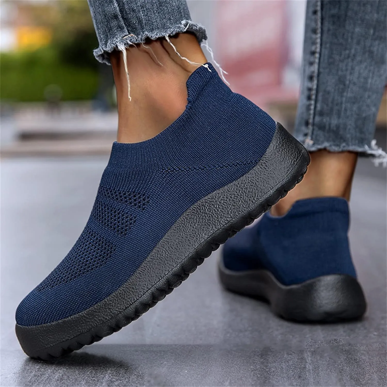 Women's Fashion Sneaker Non Slip Breathable Lightweight Comfortable Lace Up Black Running Shoes Loafers with Arch Support for Women White Leather Sneakers