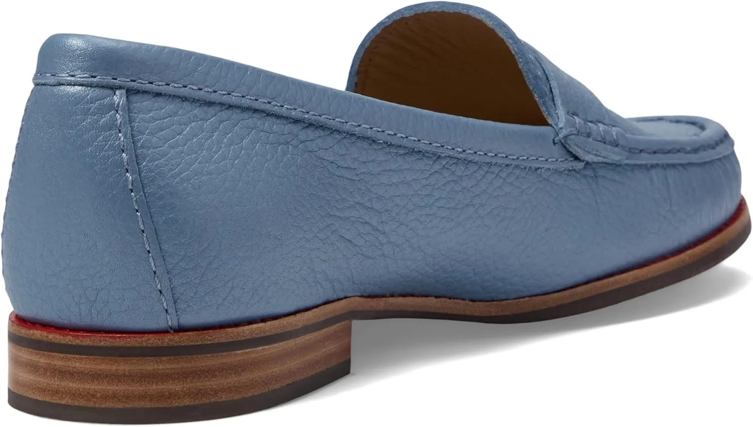 Womens Genuine Leather Comfort Slip on Penny Loafers