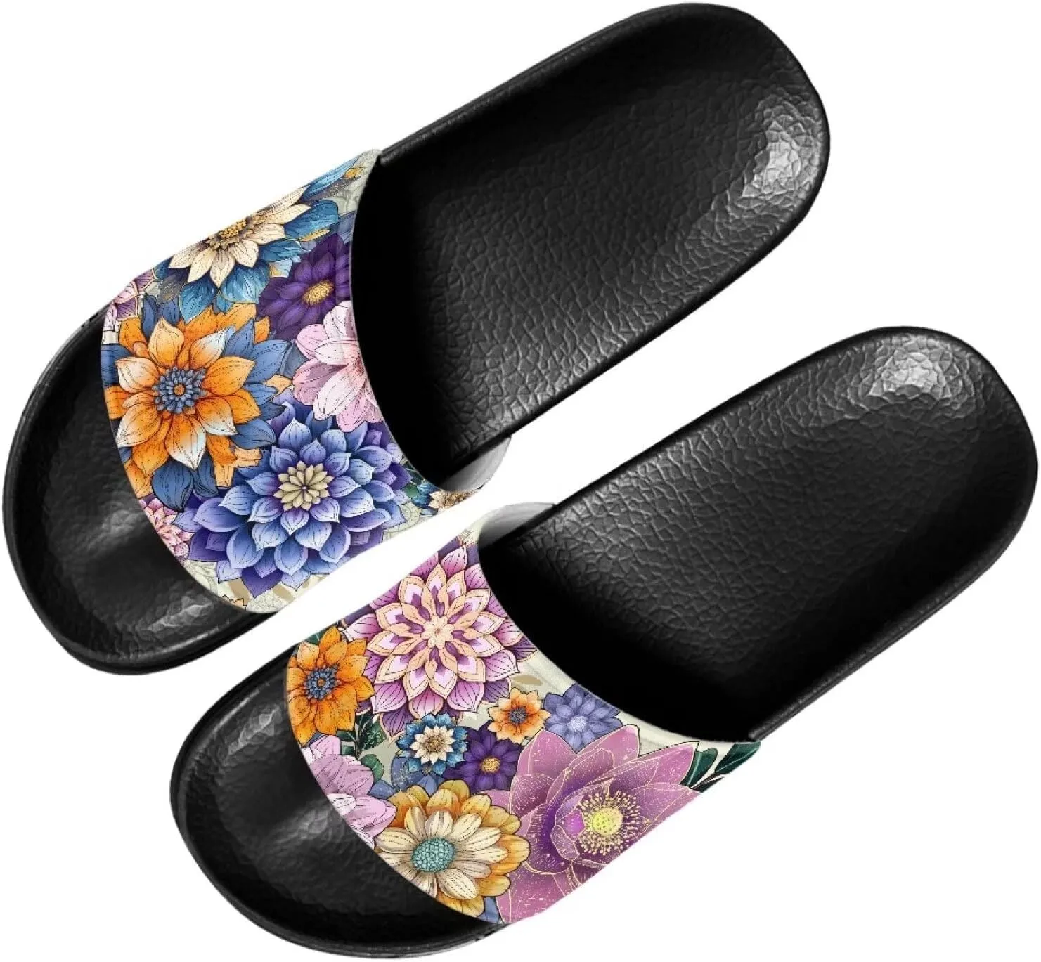 Womens House Slippers Comfy Slide Sandals for Women Open Toe Slippers
