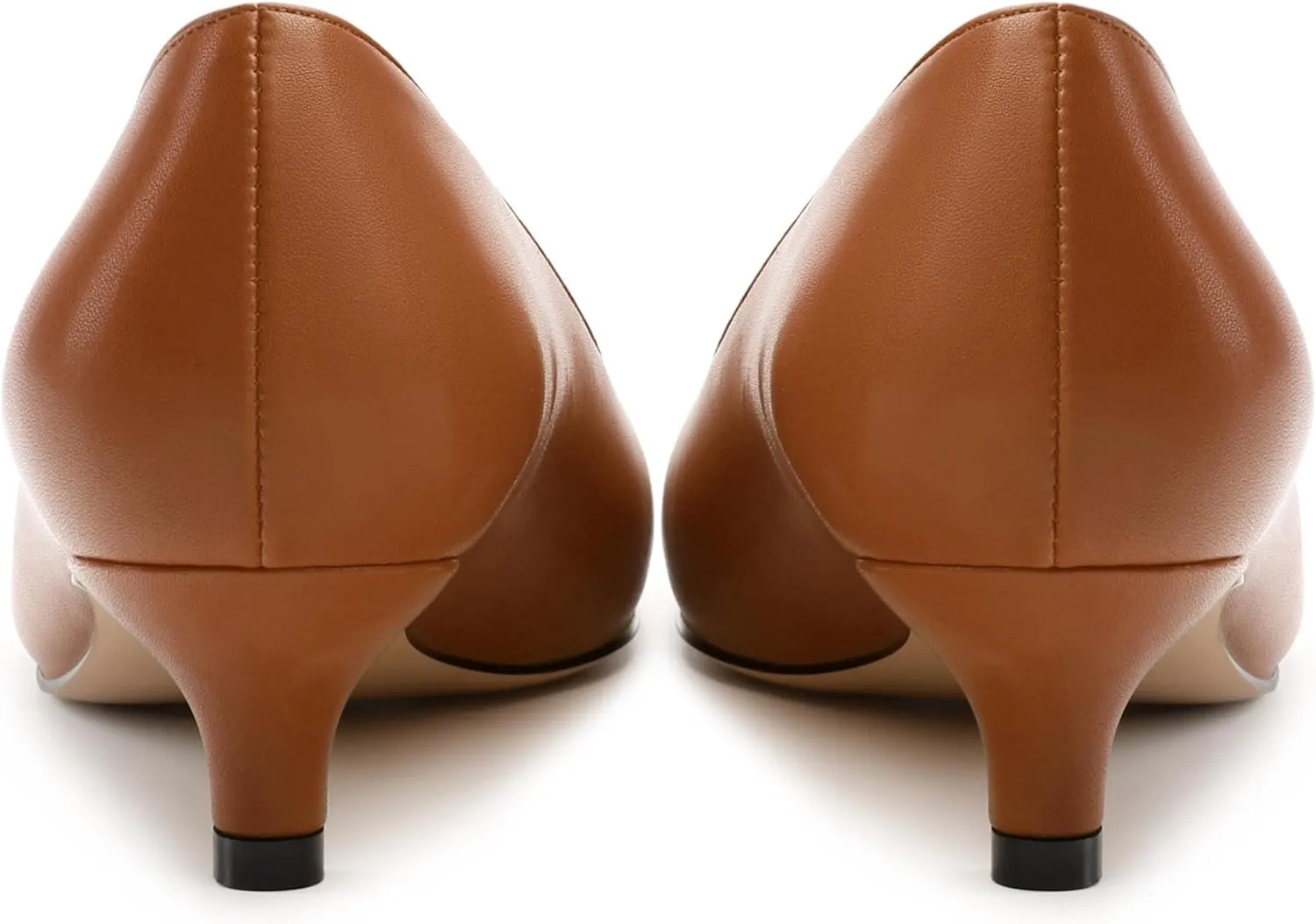 Womens Kitten Heel Pumps, Pointed Toe Dress Pumps for Women, Daily Pumps Shoes with Bow Tie