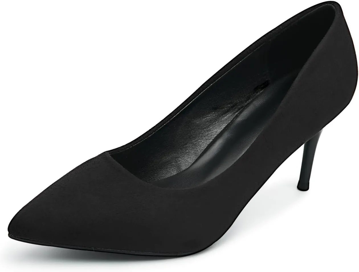 Womens Low Heel Pointed Toe Pump Shoes