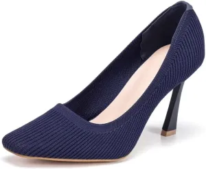 Women's Pumps Pointed Toe Kitten Heel Slip On Dressy Casual Shoes