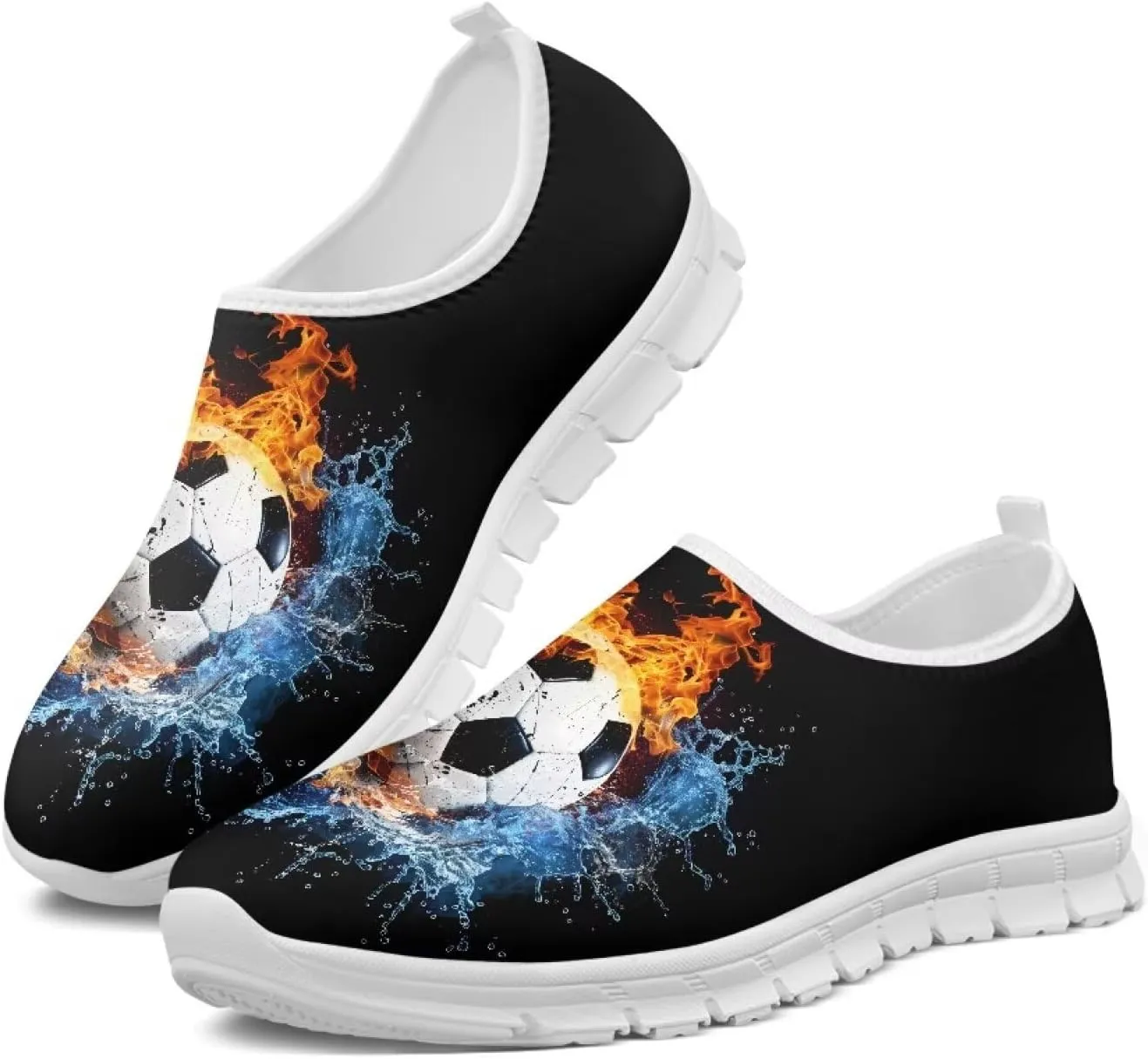 Women's Walking Shoes Sneakers Mesh Slip on Loafers Running Shoes Flats Footwear