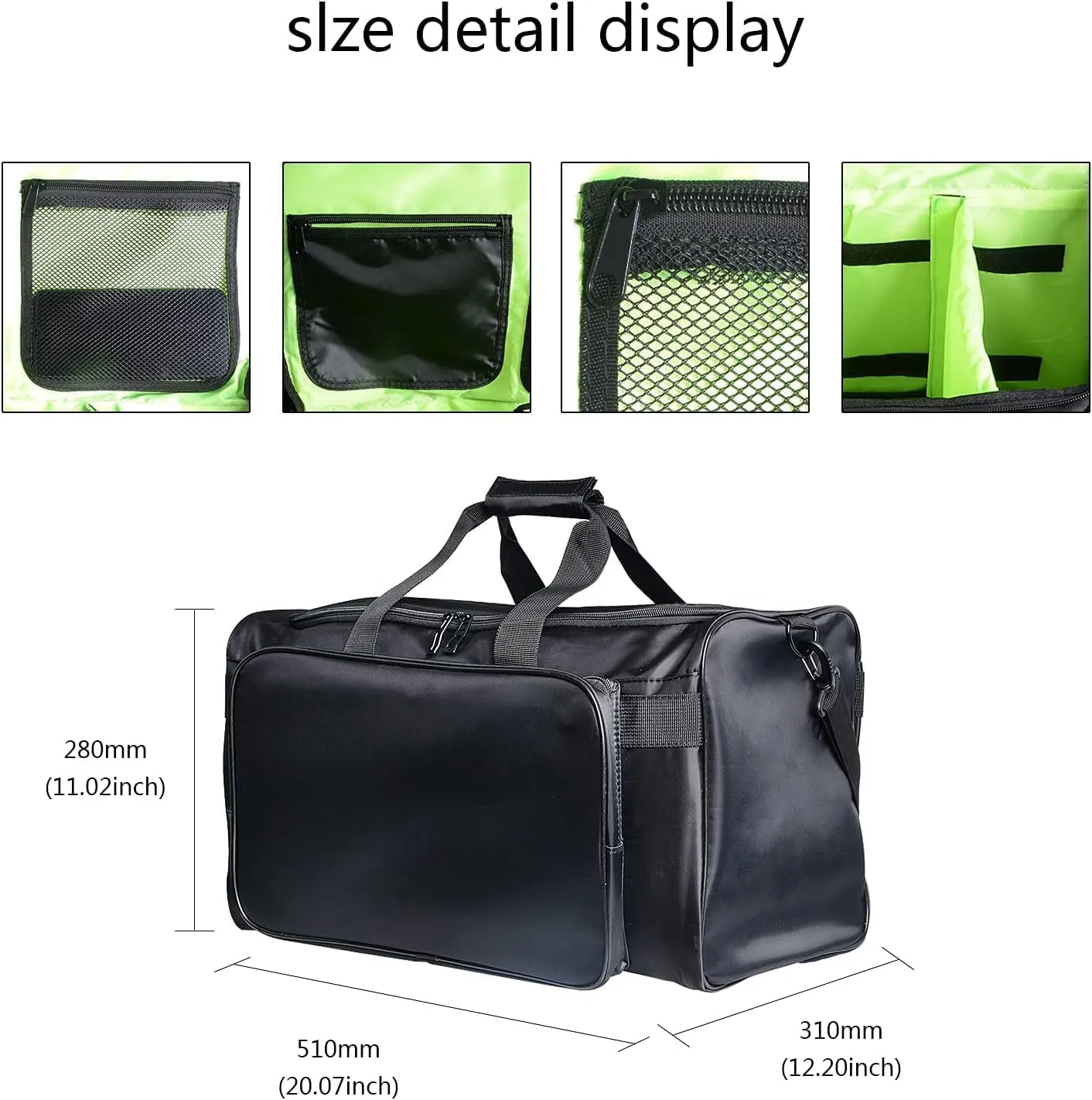 YXQ Sneaker Bag, 30L Large Capacity Multi-Function 4-Layer Gym Bag with Durable Shoulder Strap Adjustable Waterproof Travel Bag for Men