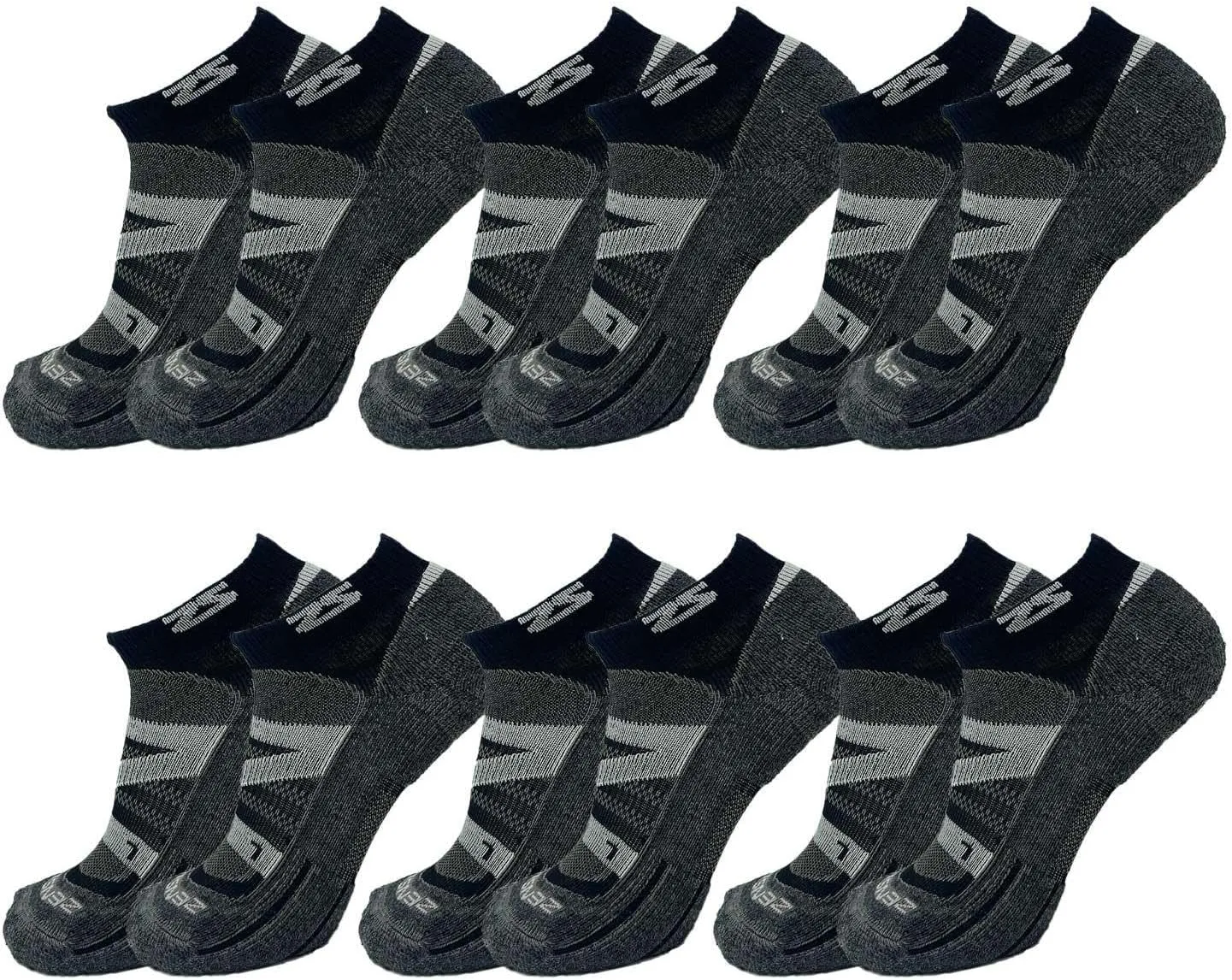Zensah Wool Running Socks - Soft Cushioned Merino Wool, Moisture Wicking, Anti-Blister - Athletic Socks, Trail Socks