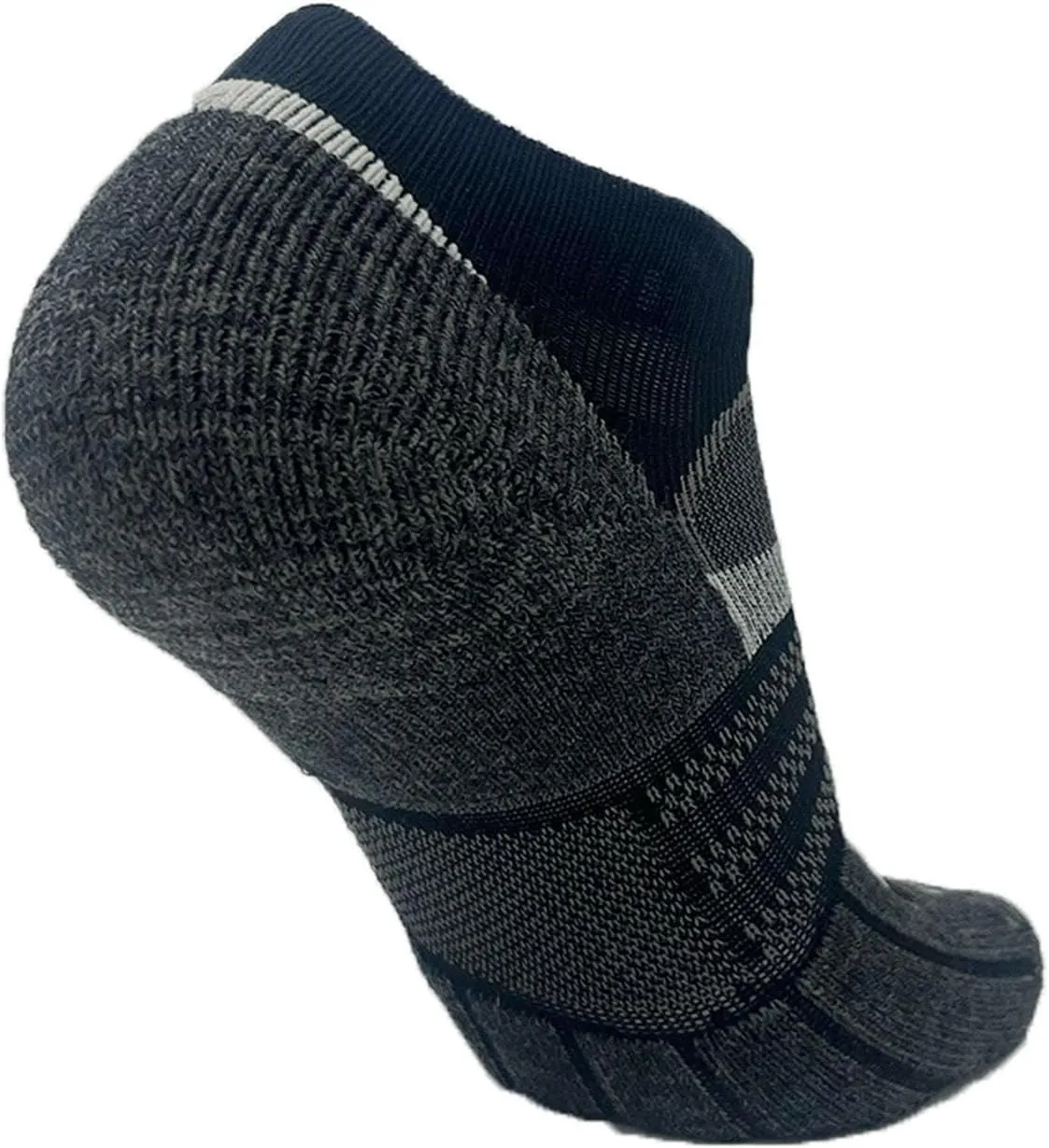 Zensah Wool Running Socks - Soft Cushioned Merino Wool, Moisture Wicking, Anti-Blister - Athletic Socks, Trail Socks
