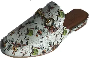 Zigi NY Mallary Floral Snake Leather Embroidered Loafer Mule